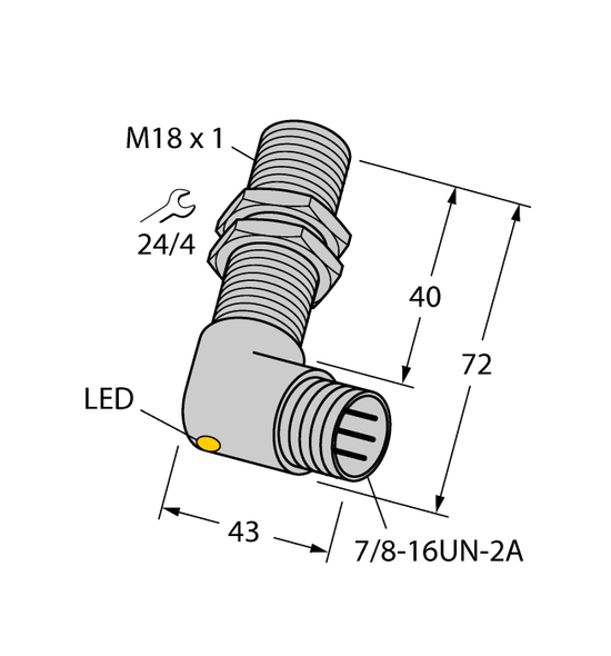 Turck Bi5-G18-Rp6X-B1443 Inductive 4641494