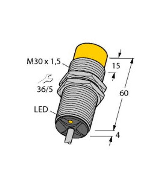 Turck Ni15-G30-Ap6X Inductive Sensor, Standard