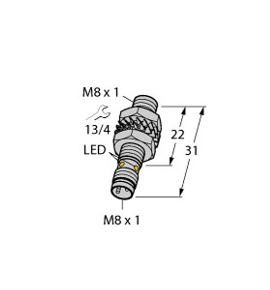 Turck Bi2-Eg08K-Rn6X-V1131 Inductive Sensors