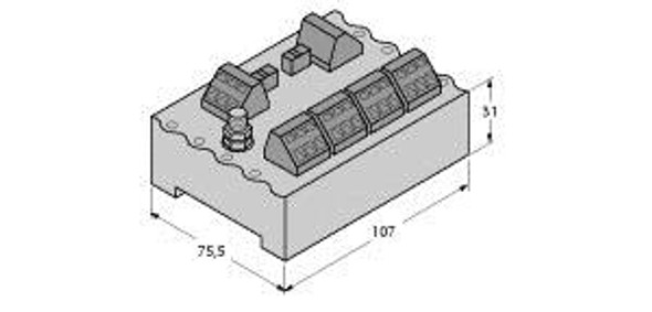 Turck Jrbs-40Sc-4C/Ex FOUNDATION fieldbus and PROFIBUS-PA, IP20 junction box, 4-channel, PTB 05 ATEX 2002