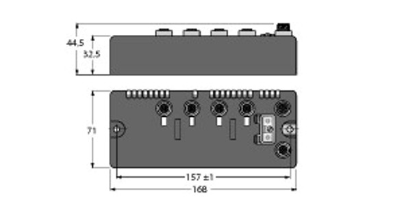 Turck Blcdn-4M12L-2Ai-Tc-2Ai-Tc BL compact? fieldbus station for DeviceNet?, 4 Analog Inputs for Thermocouple Elements