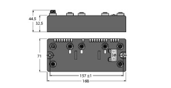 Turck Blcen-3M12Lt-1Rs232-2Rfid-S BL compact? multiprotocol fieldbus station for Industrial Ethernet, RS232 Interface and Interface for Connection of 2 BL ident Read/Write Heads (HF/UHF), BL ident