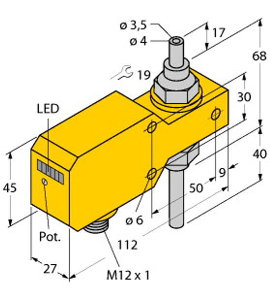 Turck Fci-Tcd04A4P-Arx-H1140 Flow Monitoring, Inline Sensor with Integrated Processor