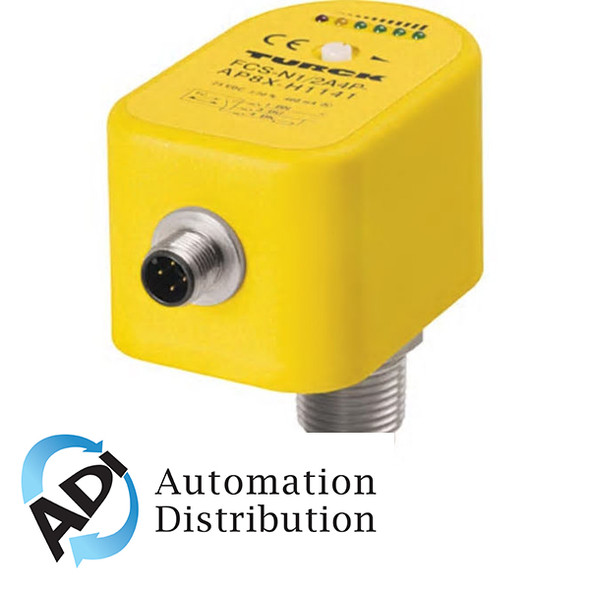 Turck Fcs-N1/2A4P-2Ap8X-H1140 Flow Monitoring, Immersion Sensor with Integrated Processor, Transistor Output 24 VDC PNP NO 6871009