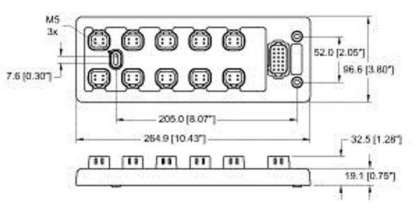 Turck Tbcj-D1-8Di-8Diai 8 Digital PNP Inputs, 8 Digital PNP Inputs or Analog INputs (Configurable)