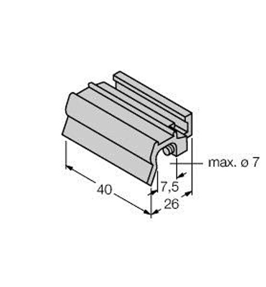 Turck Klz1-Int Accessories, Mounting Bracket, For Tie-rod Cylinders