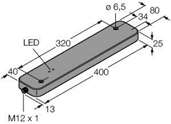 Turck Tnlr-Q80L400-H1147 Read/write Head, BL ident