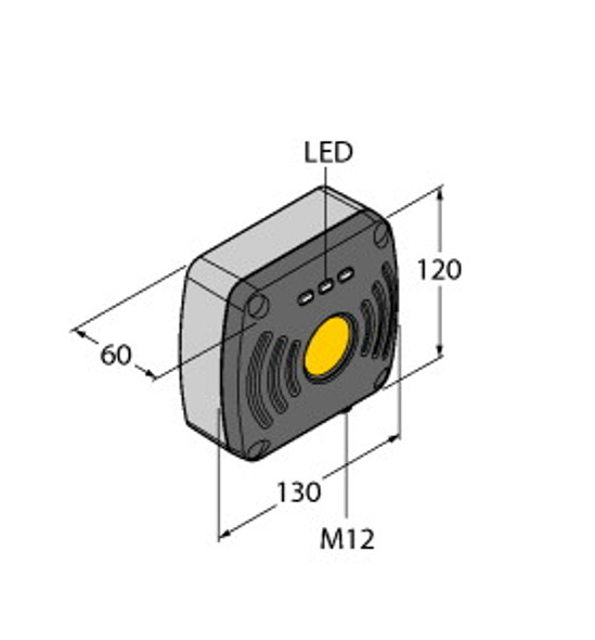 Turck Tn902-Q120L130-H1147 Read/write Head, BL ident