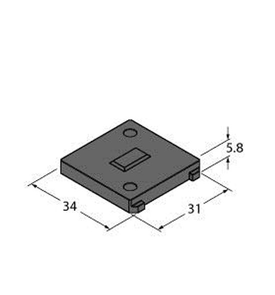 Turck Tw865-868-Q31L34-M-Ht-B338 Tag, UHF, BL ident