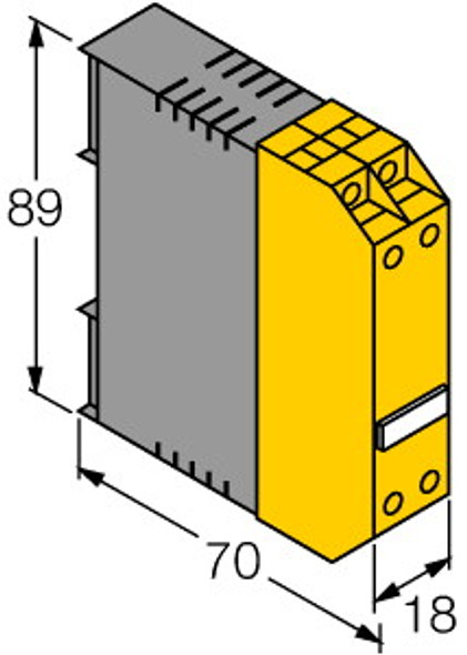 Turck Mk1-2Rp/24Vdc Isolating switching amplifier, 2-channel