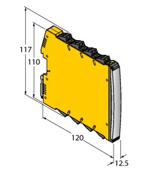 Turck Imx12-Di03-1S-1Nam1R-0/24Vdc Isolating switching amplifier, 1-channel, TV 14 ATEX 147004 X