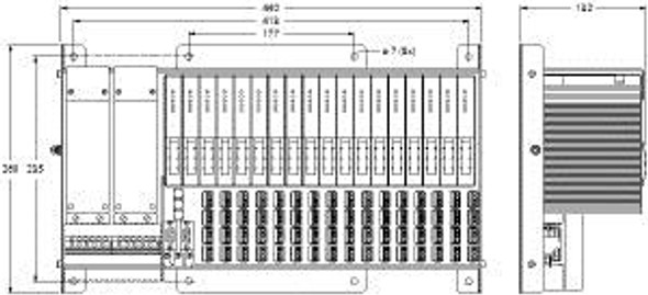 Turck Mt16-2G/Msa excom I/O System, Module Rack, Zone 1, for 16 Modules, Marine Ship Approved, PTB 00 ATEX 2194 U