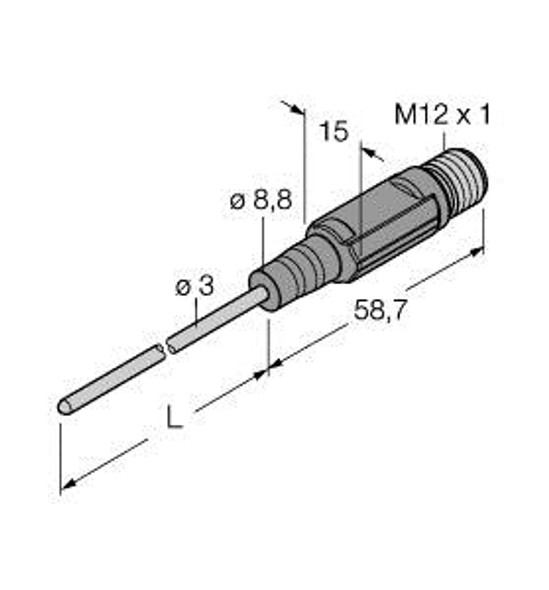 Turck Ttm150C-203A-Cf-Li6-H1140-L100-50/150øC Temperature Detection, With Current Output