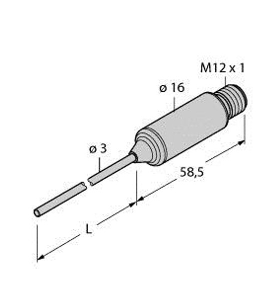 Turck Ttms-203A-Cf-Liupn-H1140-L150 Temperature Detection, With Current Output and PNP/NPN Transistor Switching Output