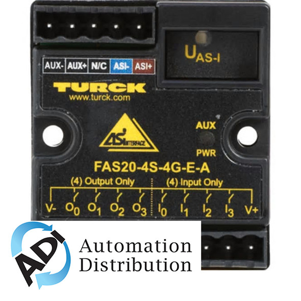 Turck Fas20-4S-4G-E-A I/O Module for AS-interface F2047