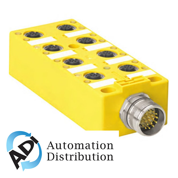 Turck Vb 80.5-P7X17-Cs19 8-port Junction Box with M23 multifast Home Run, M12 eurofast I/O Ports U0219