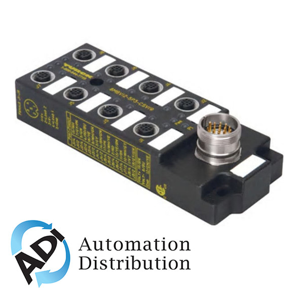 Turck 4Mbv12-5P3-Csv19 4-port Junction Box with M23 Multifast Home Run, M12 eurofast I/O Ports U0943-97