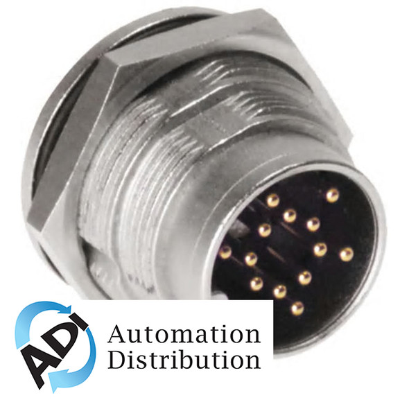 Turck Bsfd 8-Pcb Single-ended Receptacle, Male Receptacle U2-05847