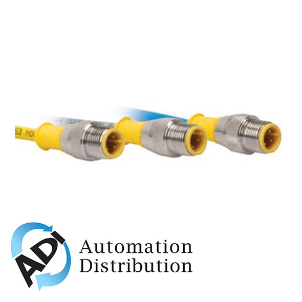 Turck Rs 4.4T-J12 Single-ended Cordset, Straight Male Connector U2070-34