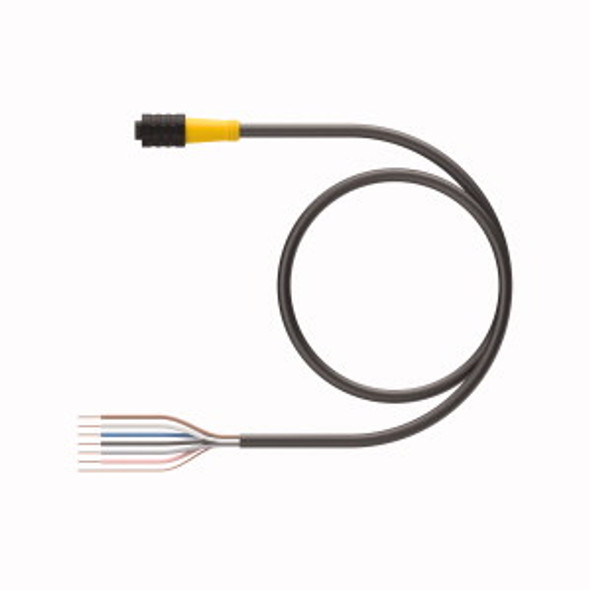 Turck Pkg 6Z-2/S90/S618 Single-ended Cordset, Straight Female Connector