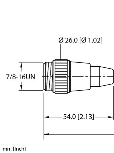 Turck Rsm 40-2M/S90-Sp Cordset U2-22547