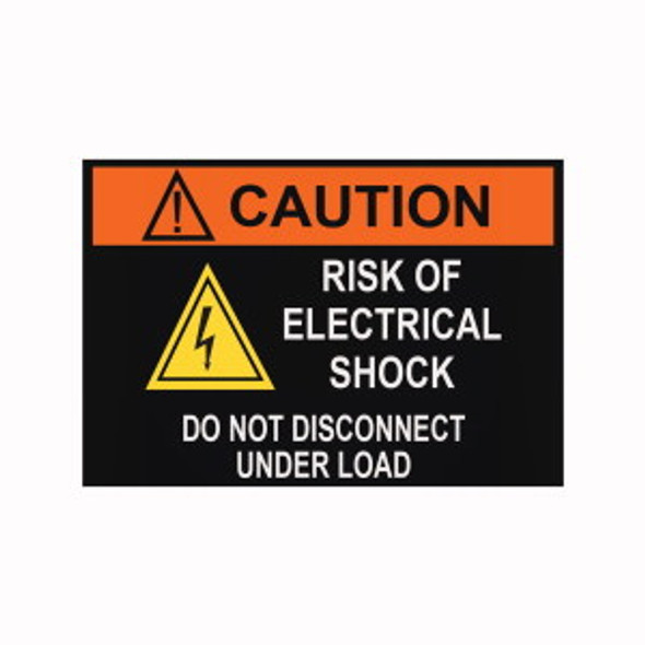 Turck Caution Label (10/Bag) Accessories for Power Supply Cables, Warning Sign