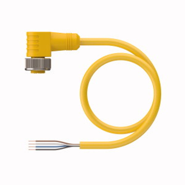 Turck Wkm 40-2M Single-ended Cordset, Right angle Female Connector