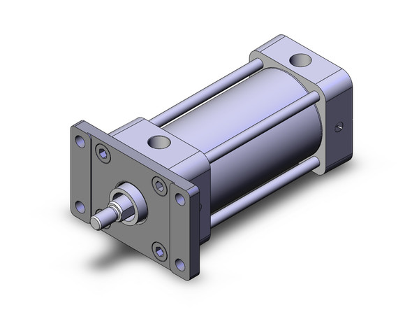 <h2>NC(D)A1, NFPA, Air Cylinder, Double Acting, Single Rod, Double Rod, Non-Rotating, Oversized Rod, Large Bore w/Options</h2><p><h3>Series NCA1 medium duty tie rod cylinders are NFPA interchangeable, have a crimped piston rod assembly, are pre-lubricated and available in 11 mounting styles. Bore sizes range from 1.5 to 4 inches.  The NCA1 expanded line of medium duty cylinders has bore sizes ranging from 5 to 8 inches, while the heavy duty range is 1.5 to 14 inches.  The single rod model is available in 22 mounting styles.</h3>- Standard and non-rotating double acting and double rod<br>- Oversized Rod<br>- Large Bore<br>- Bore sizes: 1 , 2, 2 , 3 , 4 , 5 , 6 , 8 <br>- Strokes from 1/2  to 80 <br>- NFPA Standard Mounts: basic, foot, flange, clevis, trunnion, etc<br>- NFPA Standard Rod Ends: small male, short femalee, flanged, etc<br>- Variety of switches and a variety of lead wire lengths<br>- Optional air cushions and rod boots<br>- <p><a href="https://content2.smcetech.com/pdf/NCA1.pdf" target="_blank">Series Catalog</a>