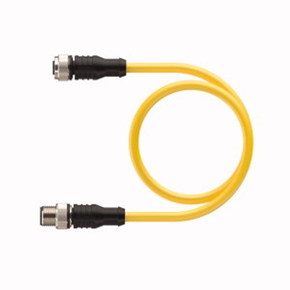 Turck Rk 4.5T-2-Rs 4.5T/S2501 Double-ended Cordset, Straight Female Connector to Straight Male Connector