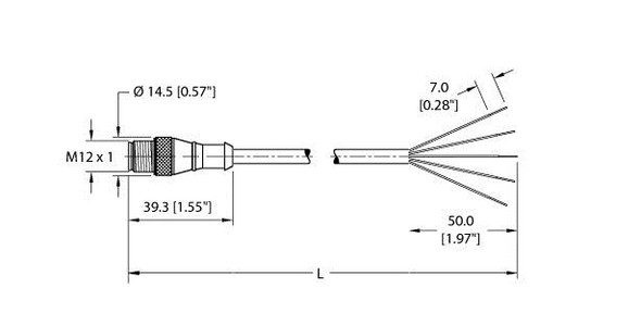 Turck Rs 4.5T-3.5 Actuator and Sensor Cable, Connection Cable