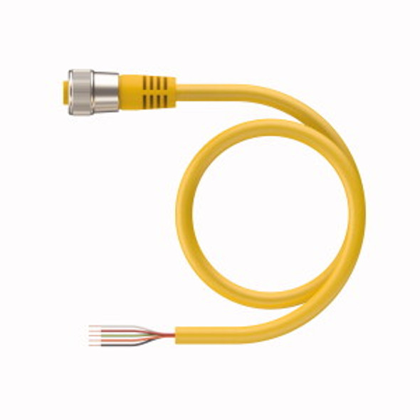 Turck Rkm 56-2M Single-ended Cordset, Straight Female Connector