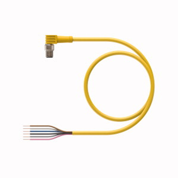 Turck Psw 6M-3 Single-ended Cordset, Right angle Female Connector