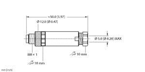 Turck Bs 5133-0 M8 threaded Connection