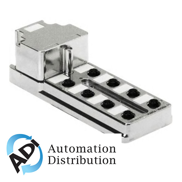 Turck 8Mb12-5P1-Ms-Fk 8-port Junction Box with Terminal Chamber Home Run, M12 eurofast I/O Ports U8018203