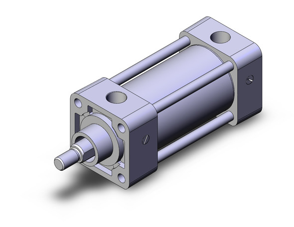 <h2>NC(D)A1, NFPA, Air Cylinder, Double Acting, Single Rod, Double Rod, Non-Rotating, Oversized Rod, Large Bore w/Options</h2><p><h3>Series NCA1 medium duty tie rod cylinders are NFPA interchangeable, have a crimped piston rod assembly, are pre-lubricated and available in 11 mounting styles. Bore sizes range from 1.5 to 4 inches.  The NCA1 expanded line of medium duty cylinders has bore sizes ranging from 5 to 8 inches, while the heavy duty range is 1.5 to 14 inches.  The single rod model is available in 22 mounting styles.</h3>- Standard and non-rotating double acting and double rod<br>- Oversized Rod<br>- Large Bore<br>- Bore sizes: 1 , 2, 2 , 3 , 4 , 5 , 6 , 8 <br>- Strokes from 1/2  to 80 <br>- NFPA Standard Mounts: basic, foot, flange, clevis, trunnion, etc<br>- NFPA Standard Rod Ends: small male, short femalee, flanged, etc<br>- Variety of switches and a variety of lead wire lengths<br>- Optional air cushions and rod boots<br>- <p><a href="https://content2.smcetech.com/pdf/NCA1.pdf" target="_blank">Series Catalog</a>