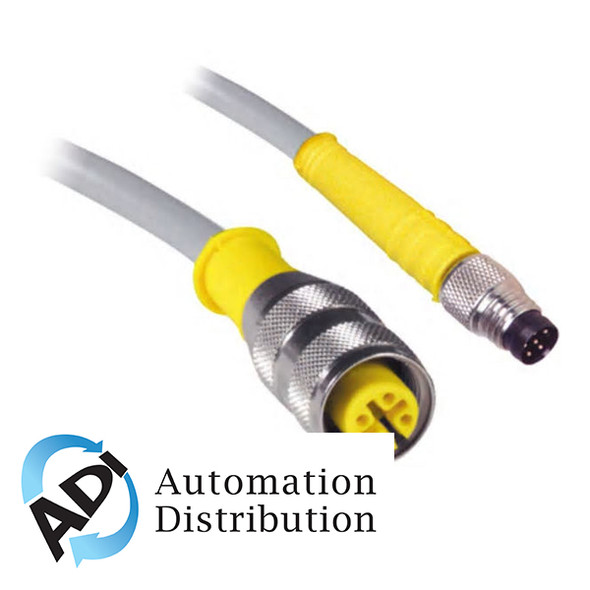 Turck Rk 4T-1-Psg 3M Double-ended Cordset, Straight Female Connector to Straight Male Connector 777000437