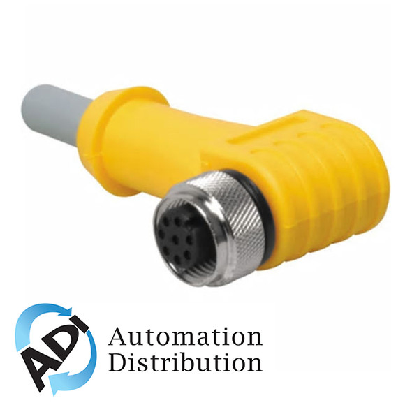 Turck Wks 8T-2 Single-ended Cordset, Right angle Female Connector 777000450