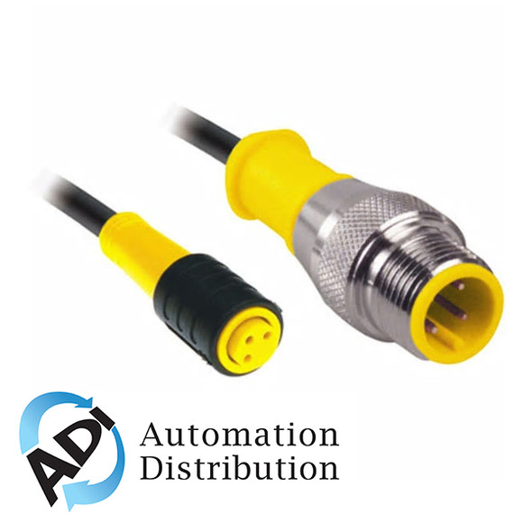 Turck Pkg 3Z-2.5-Rs 4T Double-ended Cordset, Straight Female Connector to Straight Male Connector 777000516