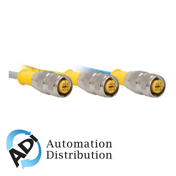 Turck Rk 4.4T-2-Rs 4.4T/S101 Double-ended Cordset, Straight Female Connector to Straight Male Connector 777000623