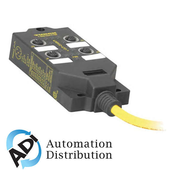 Turck 4Mbv12-4P2-15 4-port Junction Box with Cable Home Run, M12 eurofast I/O Ports 777001325