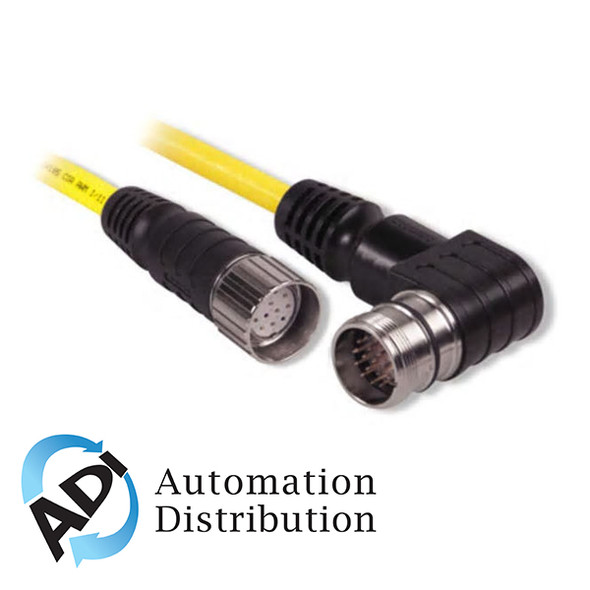 Turck Cssm Ckm 19-19-15 Double-ended Cordset, Straight Male Connector to Straight Female Connector 777001608