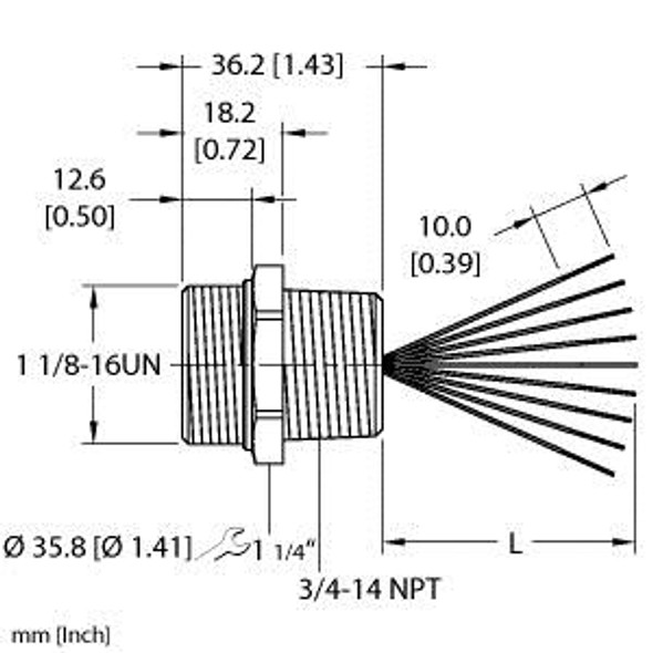 Turck Rsf 96-1M/14.75/Npt