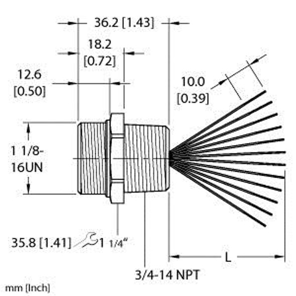 Turck Rsf 126-3M/14.75/Npt