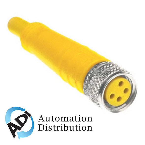 Turck Pkg 4M-2-Psg 3M Double-ended Cordset, Straight Female Connector to Straight Male Connector 777002789