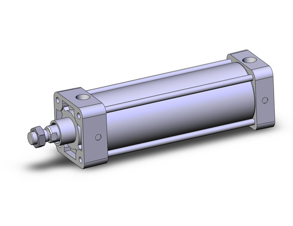 <h2>NC(D)A1, NFPA, Air Cylinder, Double Acting, Single Rod, Double Rod, Non-Rotating, Oversized Rod, Large Bore w/Options</h2><p><h3>Series NCA1 medium duty tie rod cylinders are NFPA interchangeable, have a crimped piston rod assembly, are pre-lubricated and available in 11 mounting styles. Bore sizes range from 1.5 to 4 inches.  The NCA1 expanded line of medium duty cylinders has bore sizes ranging from 5 to 8 inches, while the heavy duty range is 1.5 to 14 inches.  The single rod model is available in 22 mounting styles.</h3>- Standard and non-rotating double acting and double rod<br>- Oversized Rod<br>- Large Bore<br>- Bore sizes: 1 , 2, 2 , 3 , 4 , 5 , 6 , 8 <br>- Strokes from 1/2  to 80 <br>- NFPA Standard Mounts: basic, foot, flange, clevis, trunnion, etc<br>- NFPA Standard Rod Ends: small male, short femalee, flanged, etc<br>- Variety of switches and a variety of lead wire lengths<br>- Optional air cushions and rod boots<br>- <p><a href="https://content2.smcetech.com/pdf/NCA1.pdf" target="_blank">Series Catalog</a>