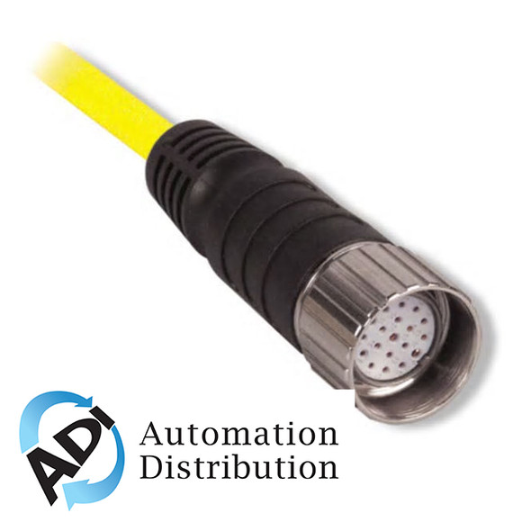 Turck Cssm Ckm 12-11-0.5 Double-ended Cordset, Straight Male Connector to Straight Female Connector 777006573