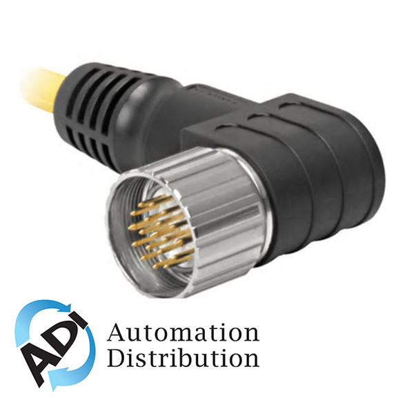 Turck Cswms 19-191-5 Single-ended Cordset, Right angle Male Connector 777008149