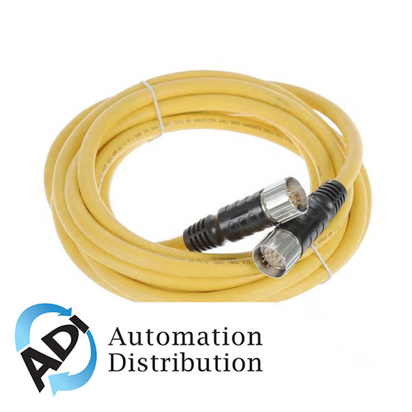 Turck Csm Csm 12-12-5/S817 Double-ended Cordset, Straight Male Connector to Straight Male Connector 777015442
