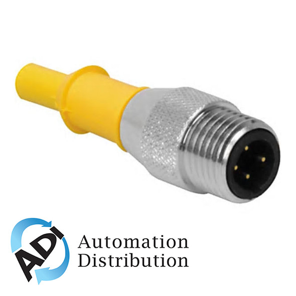 Turck Wkb 4T-4-Sb 4T/S105 Double-ended Cordset, Right angle Female Connector to Straight Male Connector 777015826