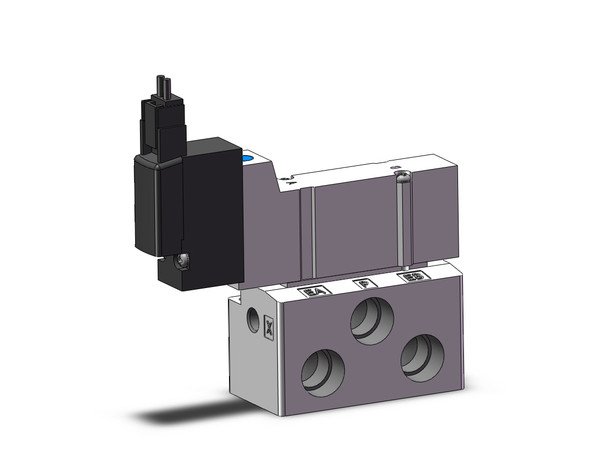 SMC 10-SY3140-5MZ Valve, Sgl Sol, Base Mt (Dc)